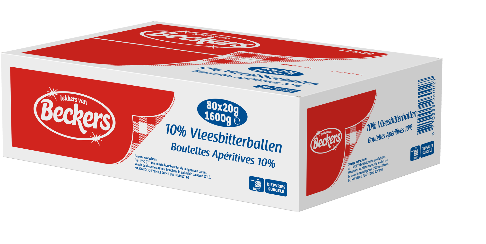 Beckers 10% Vleesbitterballen