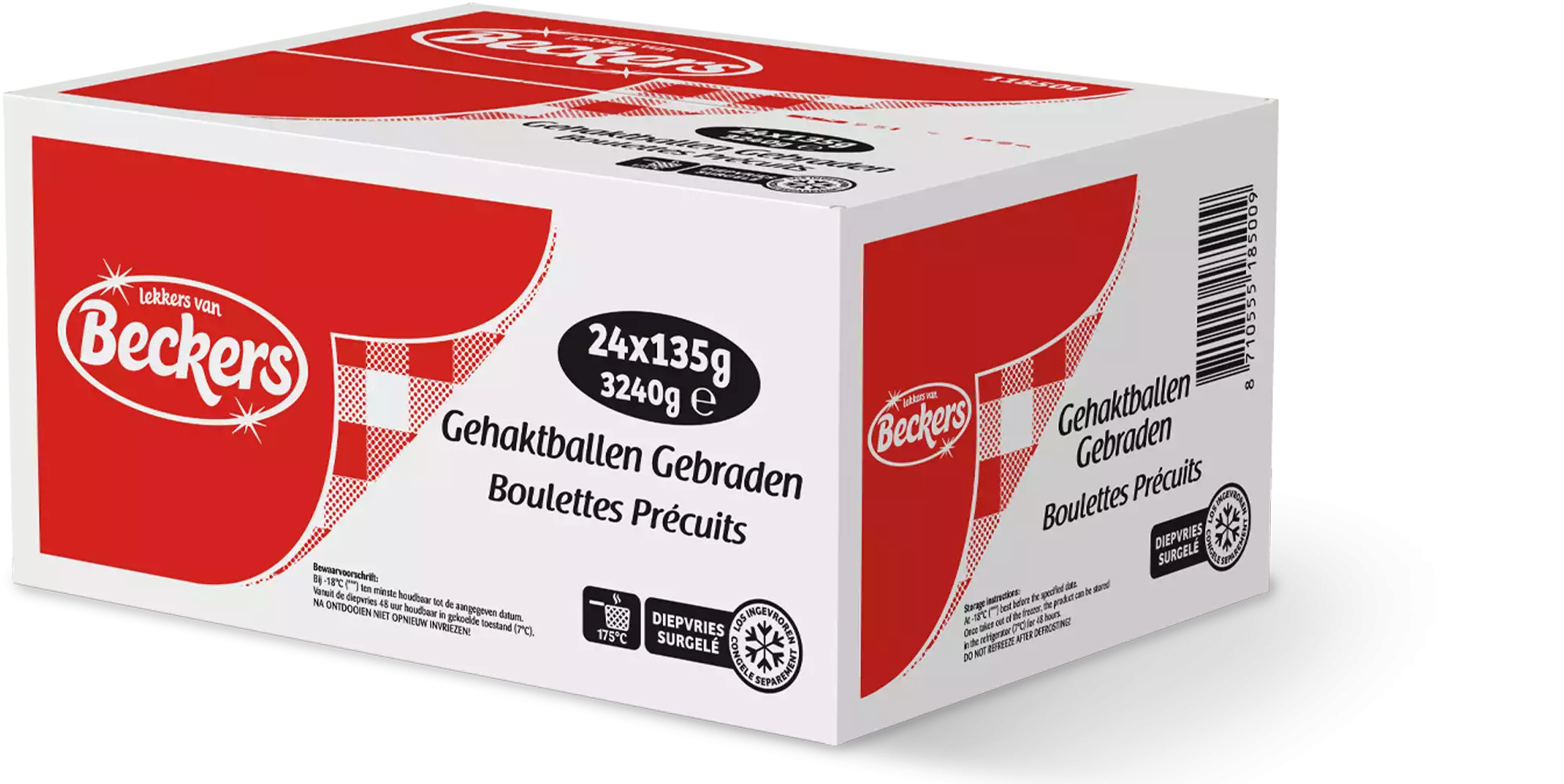 Beckers Gehaktballen Gebraden