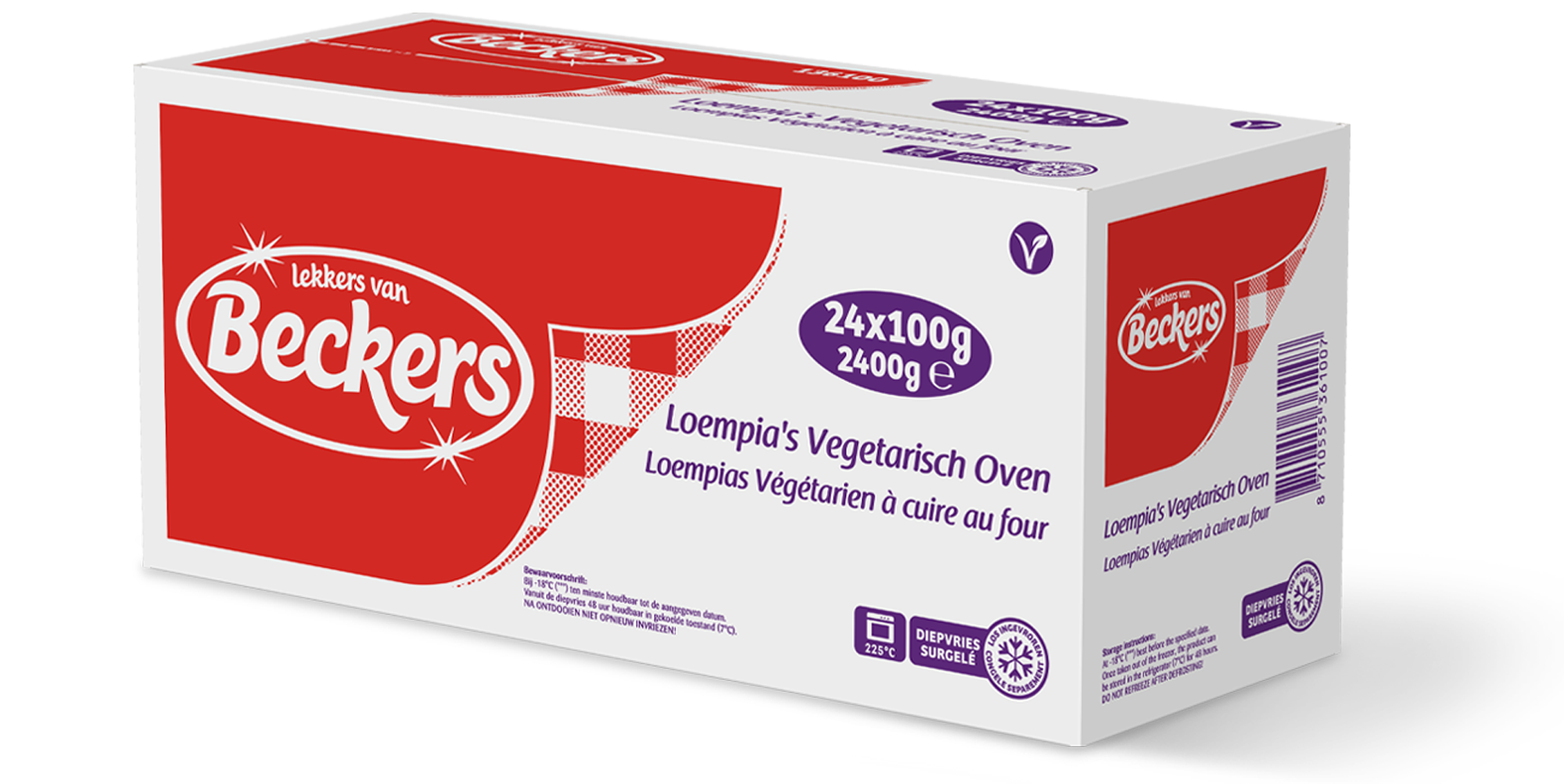 Beckers Loempia Vegetarisch oven