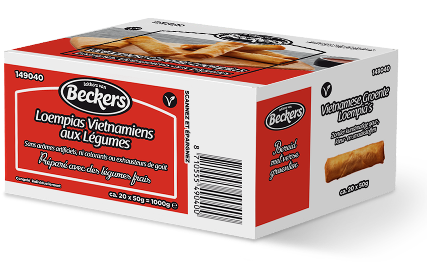 Beckers Vietnamese Groente Loempia's