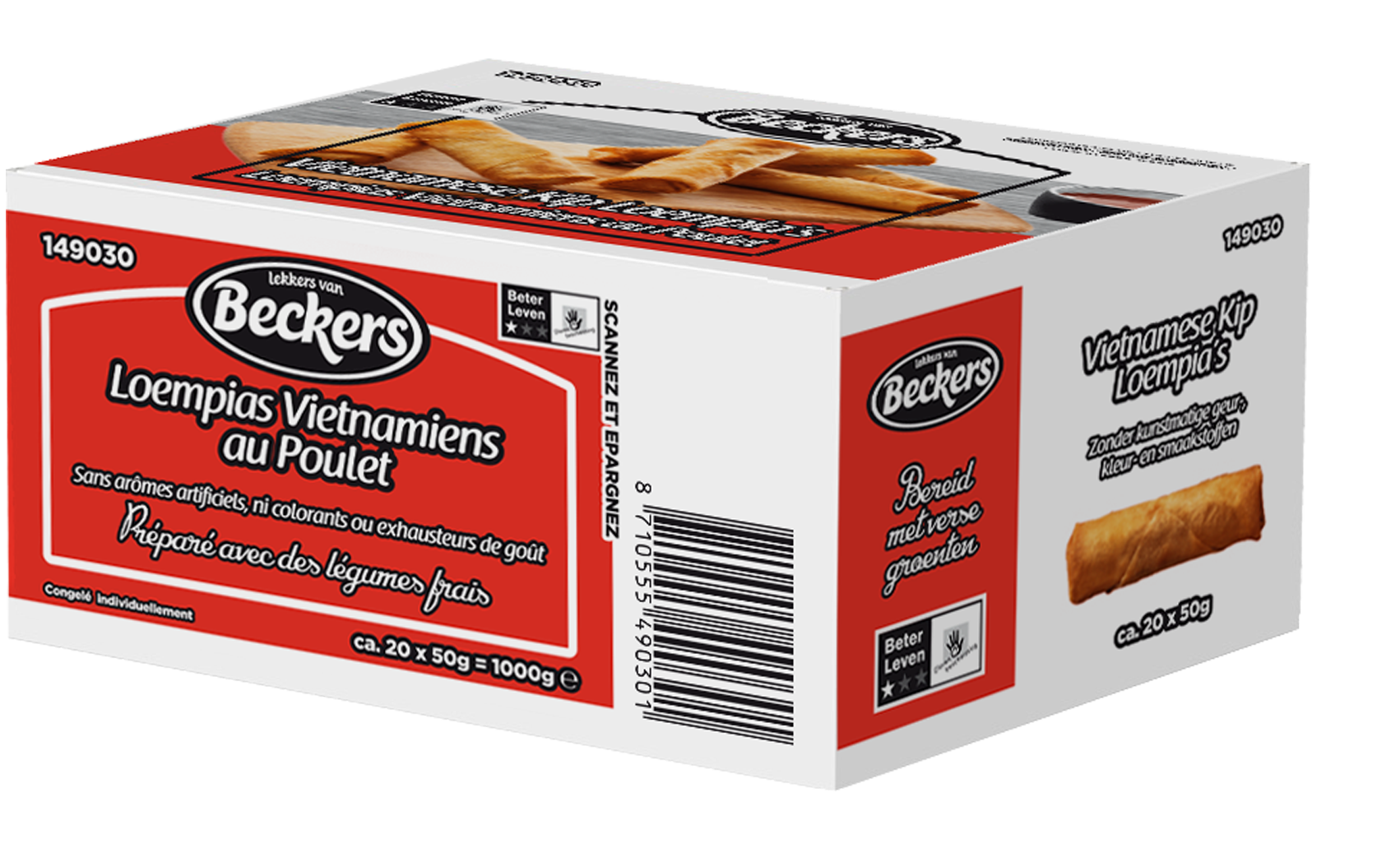 Beckers Vietnamese Kip Loempia's