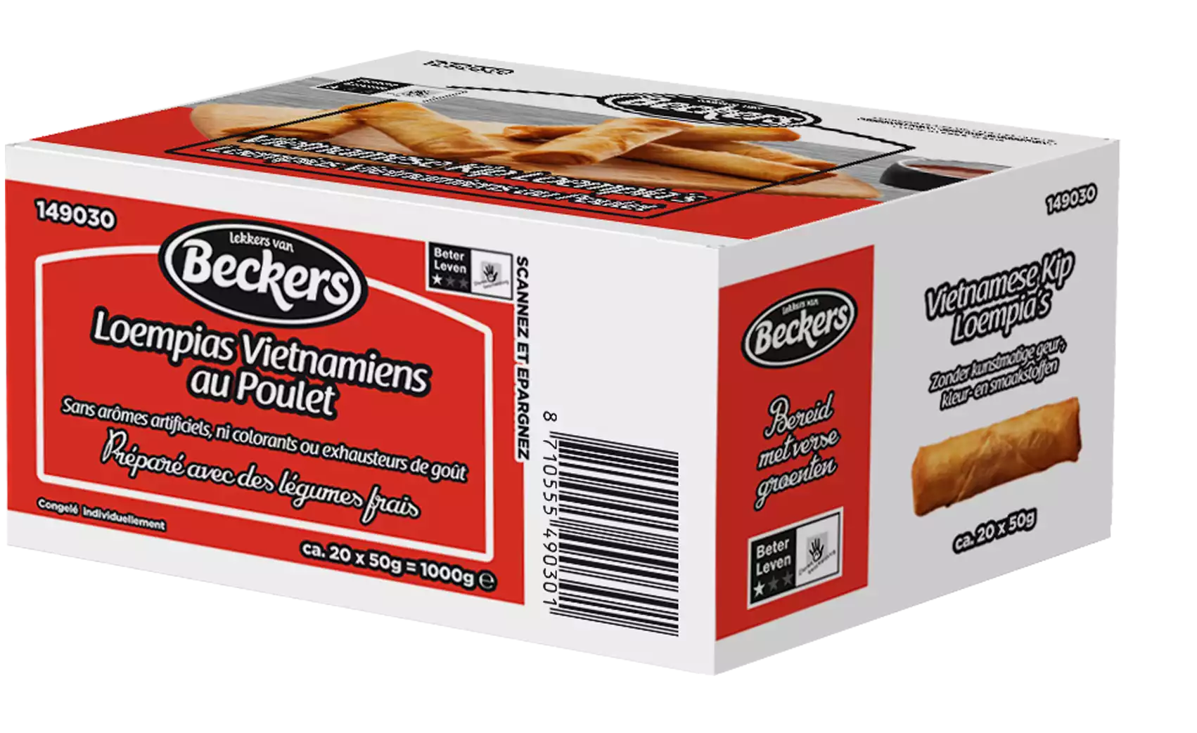 Beckers Vietnamese Kip Loempia's