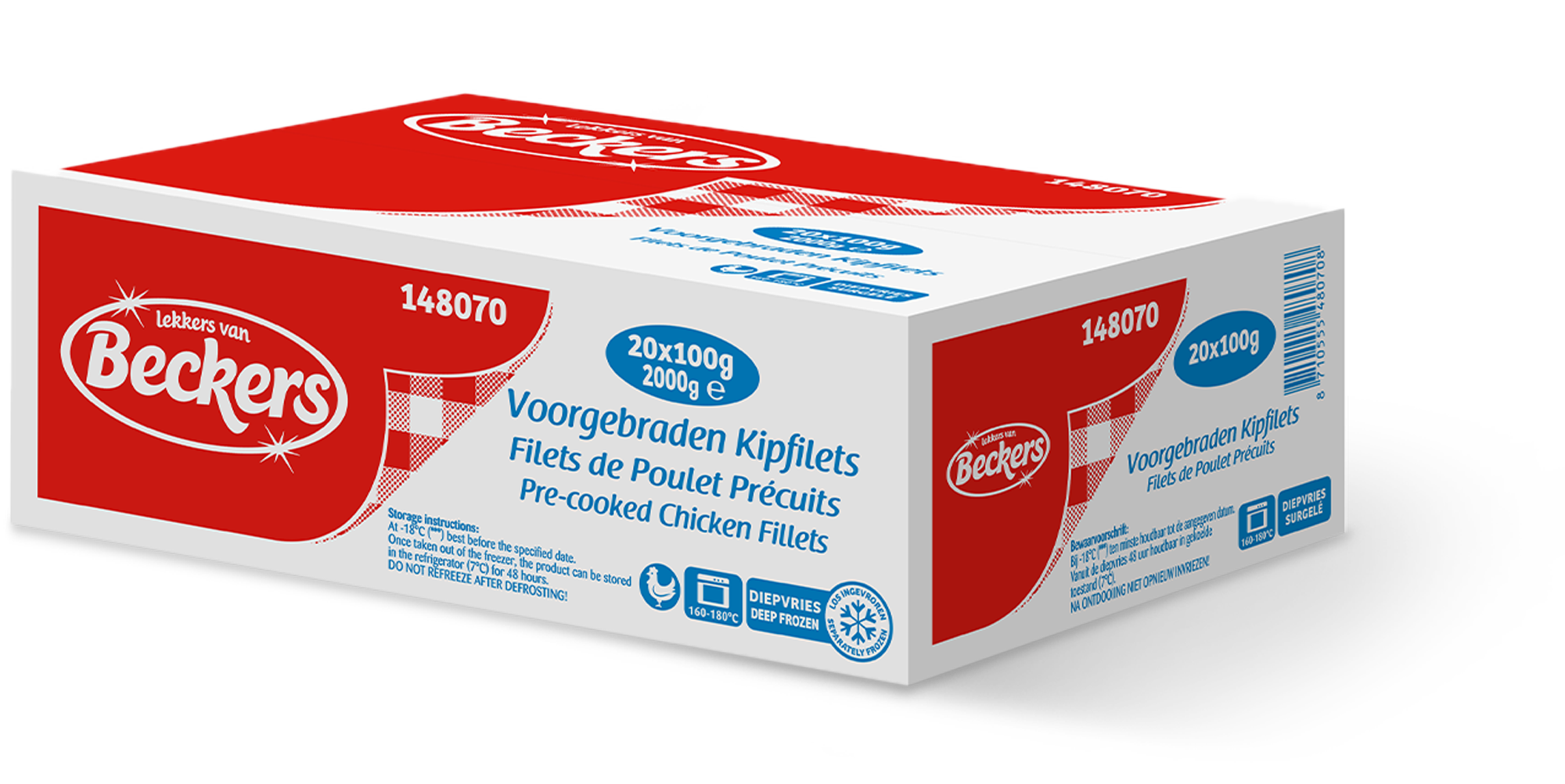 Beckers Voorgebraden Kipfilets