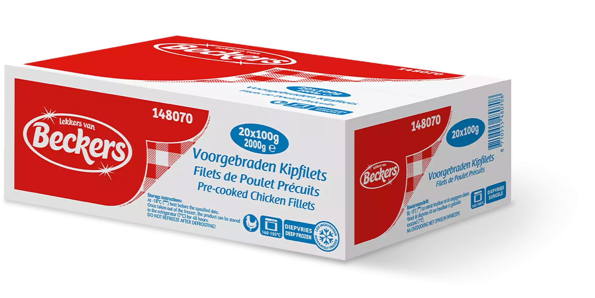 Beckers Voorgebraden Kipfilets